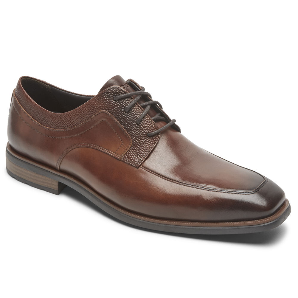 Rockport Singapore Mens Dress Shoes - Dres Sports Business 2 Apron Toe Brown - WJ9638014